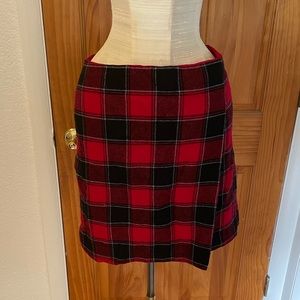 Buffalo check mini skirt